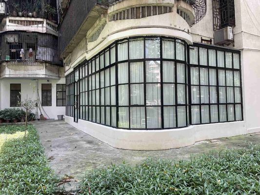 Υψηλής ασφάλειας γαλλικές πόρτες αλουμινίου σκόνη επικαλυμμένη με χάντρες